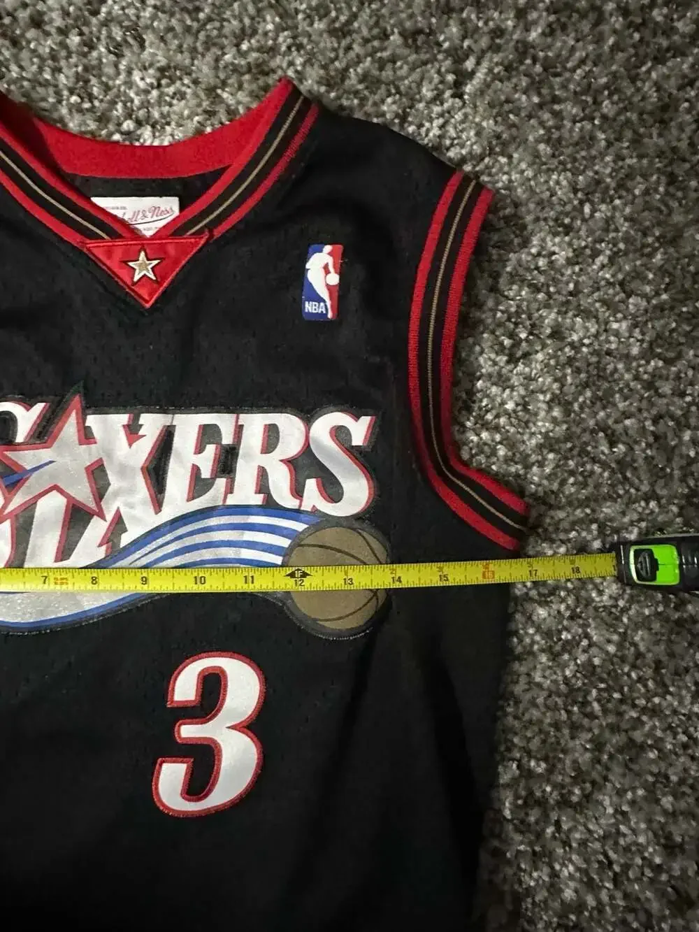 *YOUTH* Mitchell & Ness Allen Iverson Philadelphia 76ers 2000-01 Hardwood Classi
